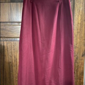 Chandler Hill burgundy pencil skirt